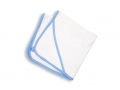 Банное полотенце для новорожденных с капюшоном (голубое)